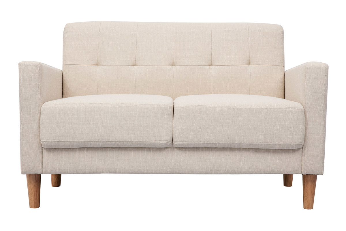 2-er Designer-Sofa MOON beige