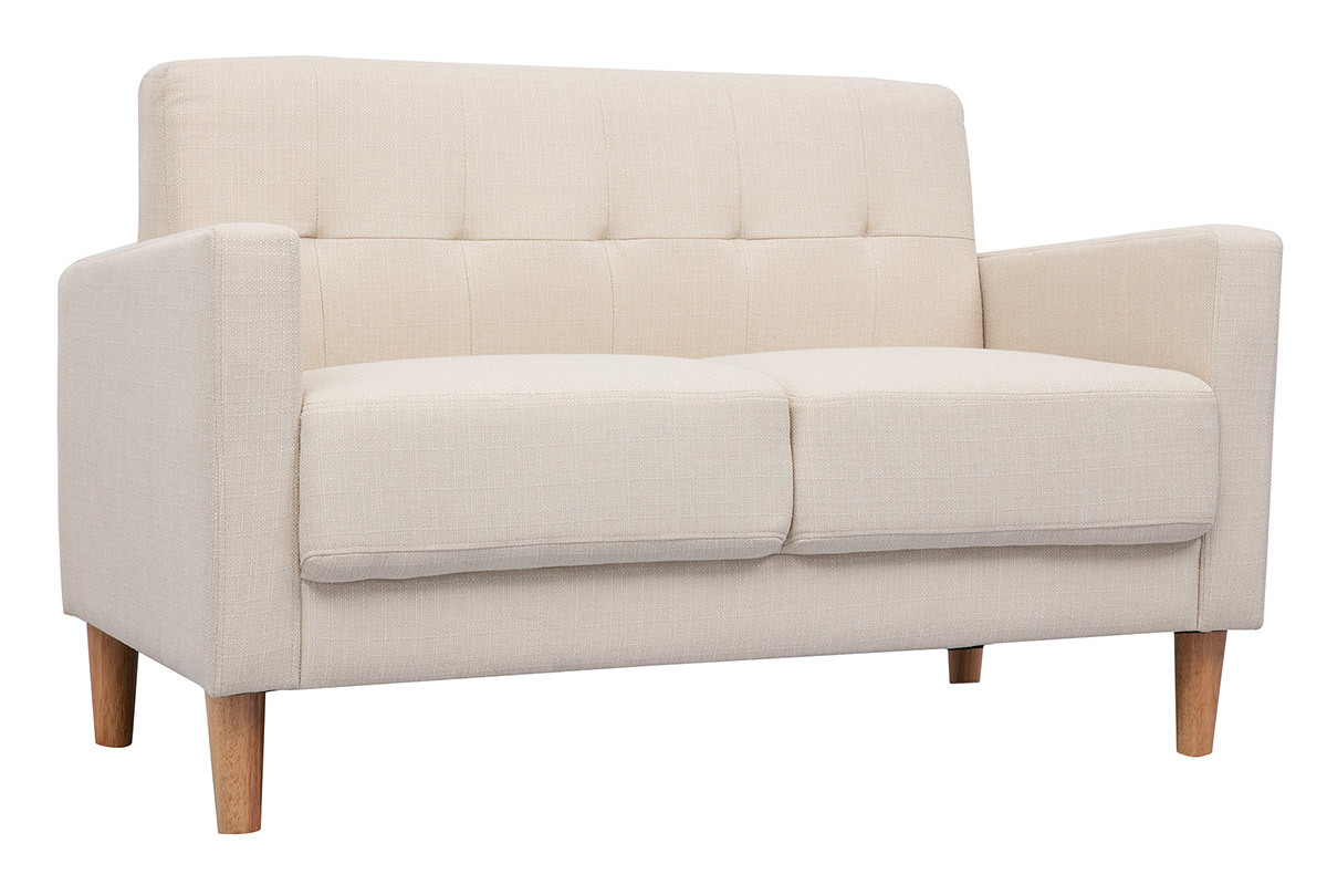 2-er Designer-Sofa MOON beige