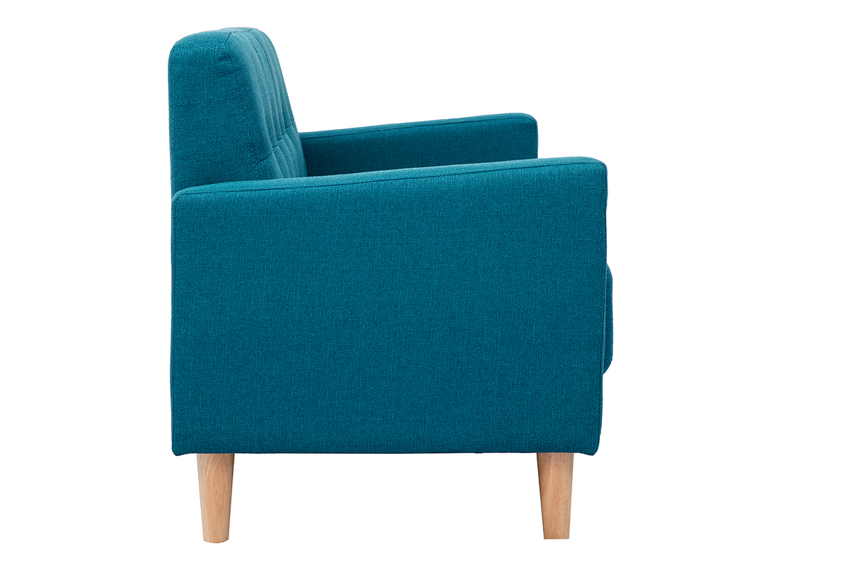 2-er Designer-Sofa MOON entenblau