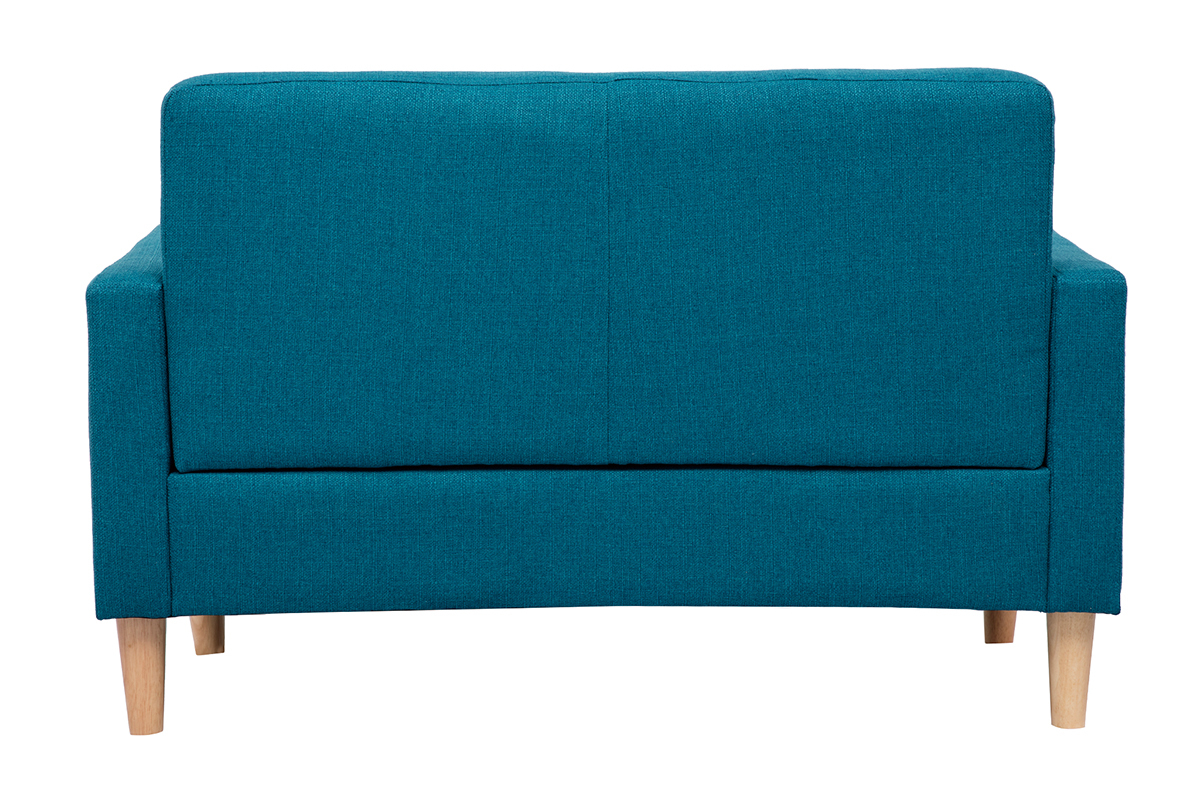 2-er Designer-Sofa MOON entenblau