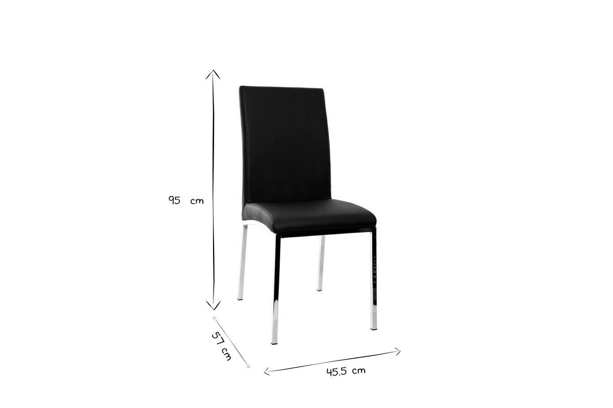 2er-Set Design-Sthle Polyurethan grau SIMEA