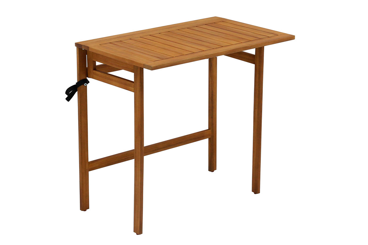 Balkon-Klapptisch aus Massivholz B80 cm CARMEN