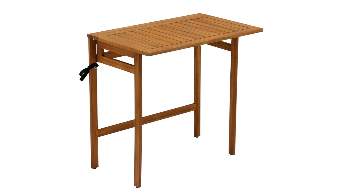 Balkon-Klapptisch aus Massivholz B80 cm CARMEN