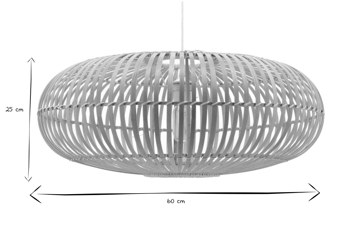 Bambus Hngeleuchte Durchmesser 60cm KANA