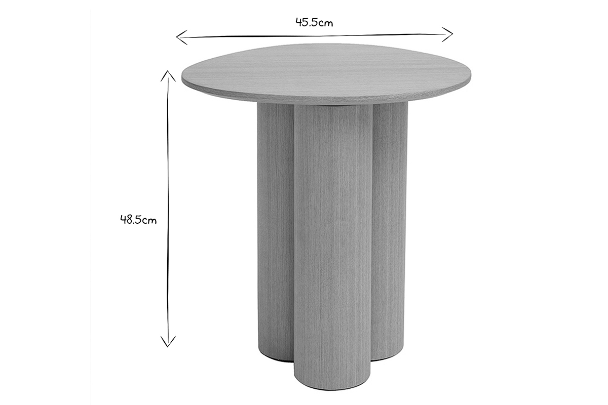 Beistelltisch aus hellem Holz HOLLEN