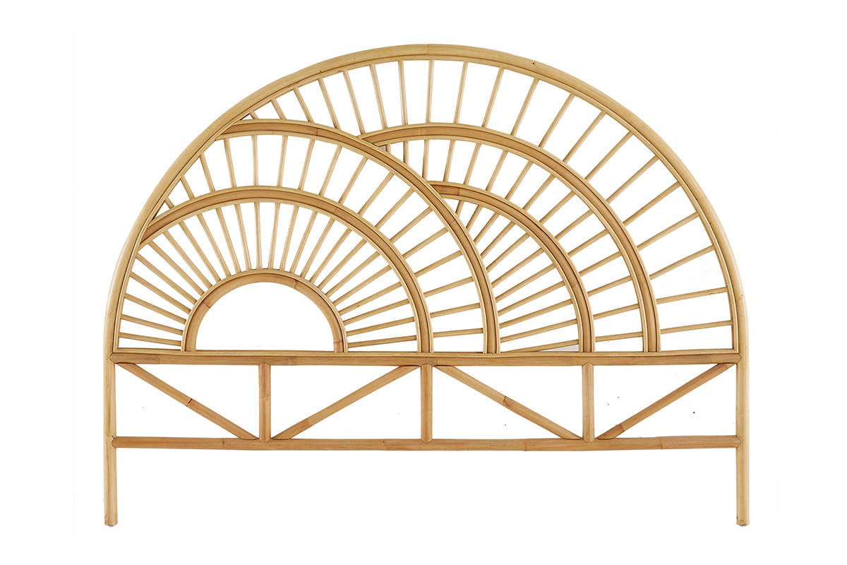 Bettkopf aus Rattan B160 cm SUNNY