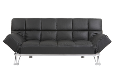 bettsofa aus schwarzem leder mit 3 sitzplatzen manhatten rindsleder 10401 principale_400_291_0