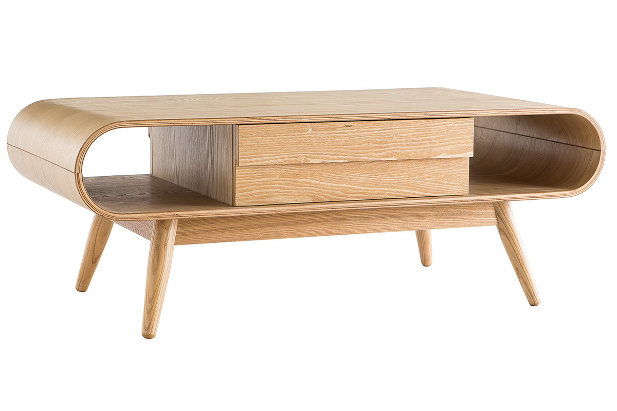 Couchtisch skandinavisches Design Holz naturell BALTIK