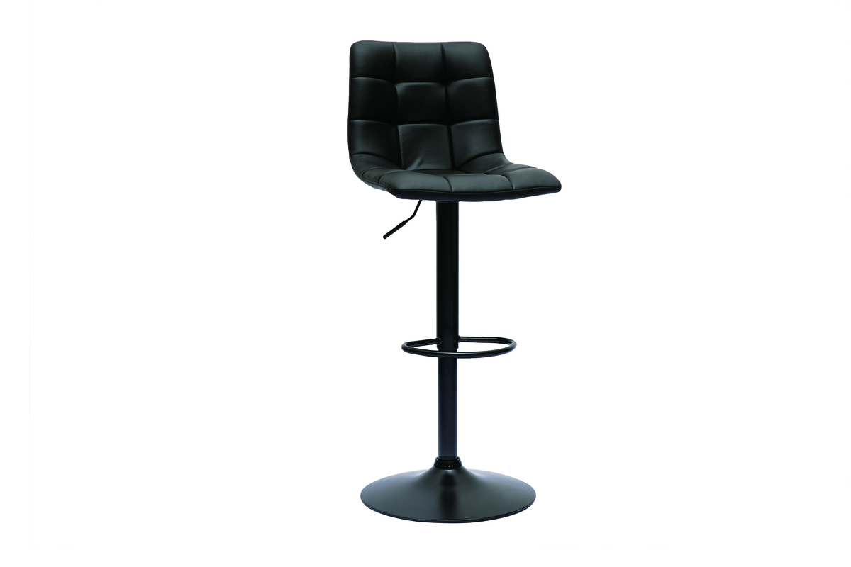 Design-Barhocker schwarz (2er-Set) MAXWELL