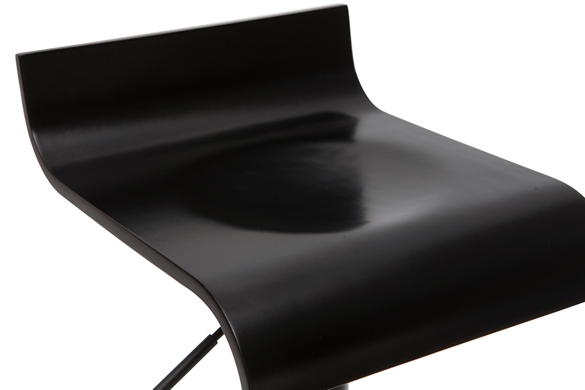 Design-Barhocker schwarz (2er-Set) SURF