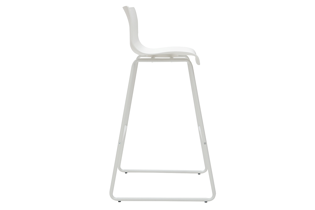 Design-Barhocker Wei 76 cm (2er-Set) ONA