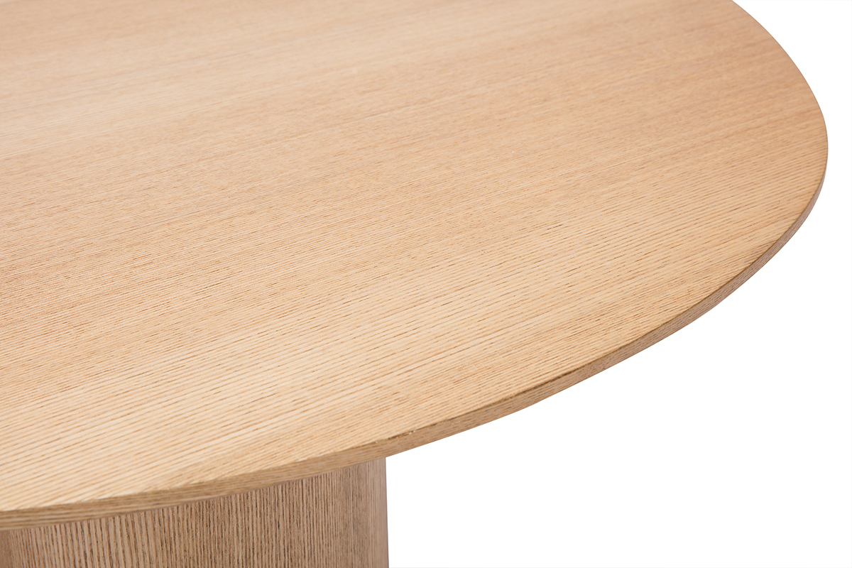 Design-Couchtisch aus hellem Holz B100 cm HOLLEN