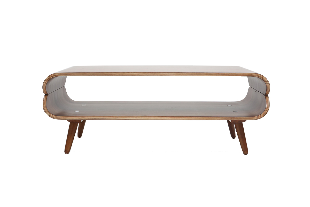 Design-Couchtisch Nussbaum TAKLA