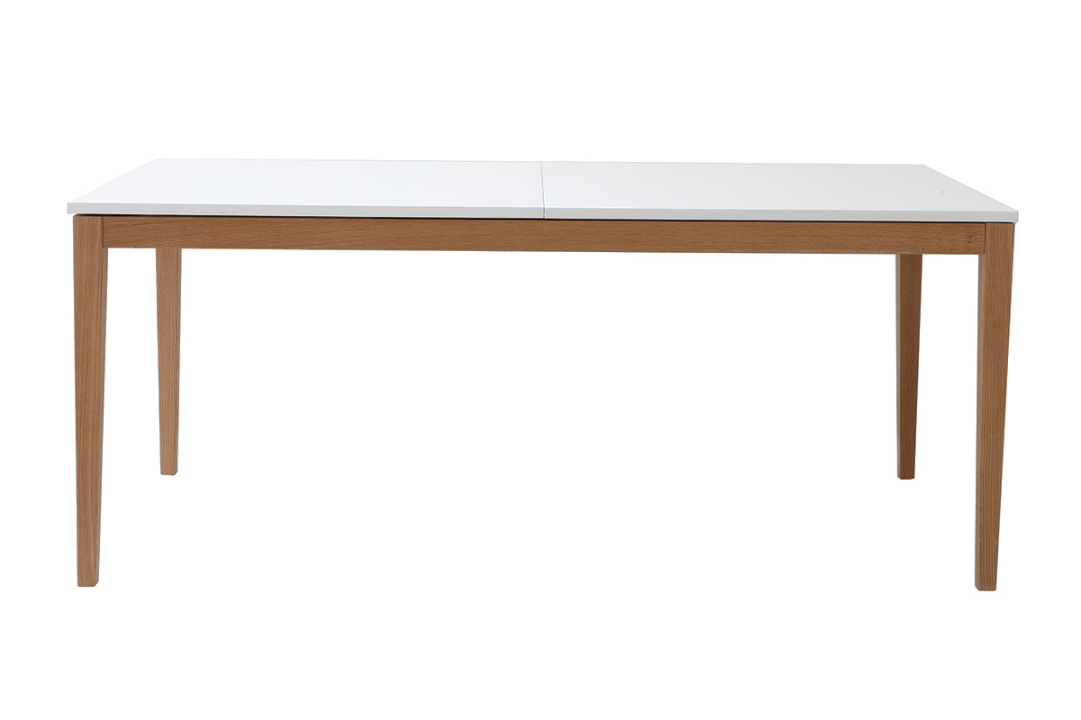 Design-Esstisch ausziehbar Wei Fe Holz L180-260 DELAH