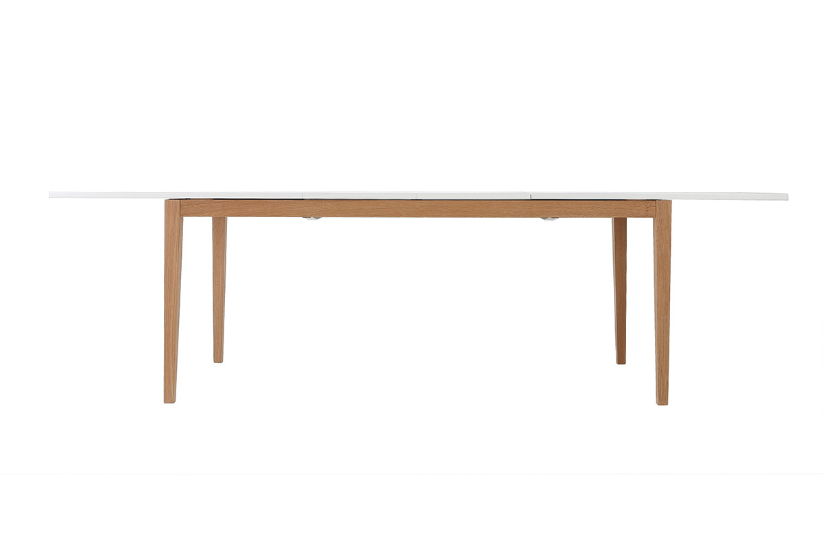 Design-Esstisch ausziehbar Wei Fe Holz L180-260 DELAH