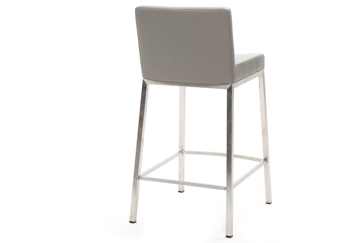 Design-Hocker 66 cm Grau 2er-Set EPSILON