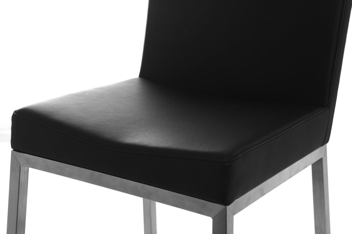 Design-Hocker 66 cm Schwarz 2er-Set EPSILON