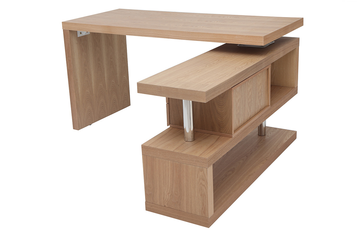 Design-Schreibtisch MAX Holz abnehmbar