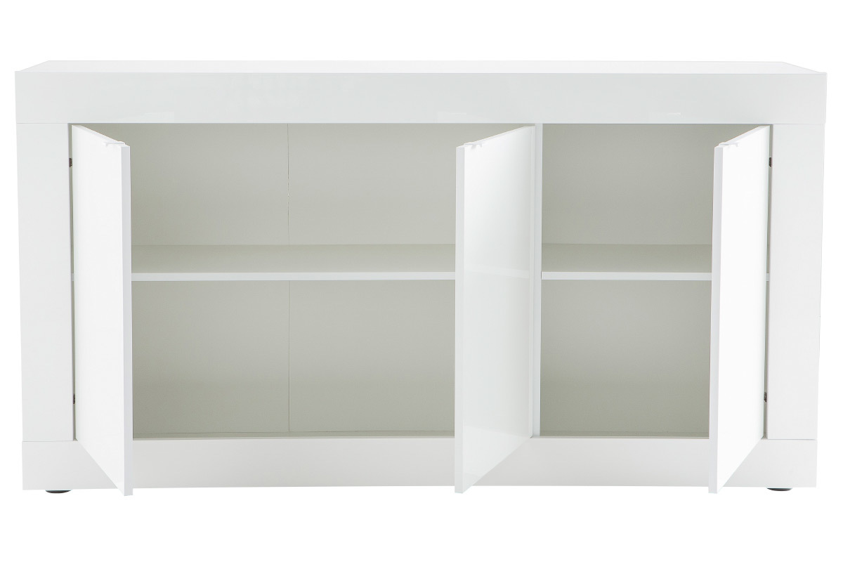 Design-Sideboard lackiert Wei 160cm LATTE