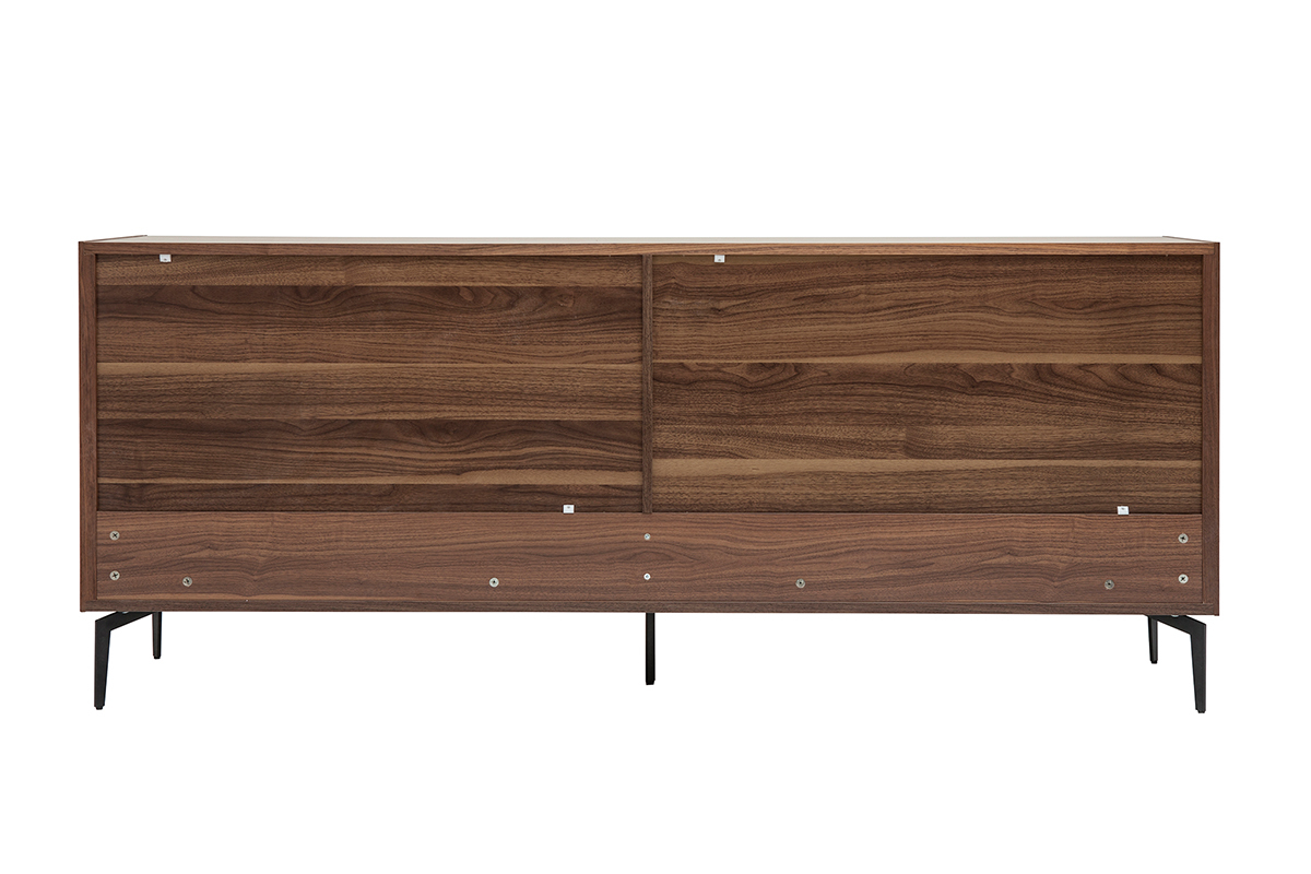 Design-Sideboard mit Walnussfurnier L180 cm BLISS