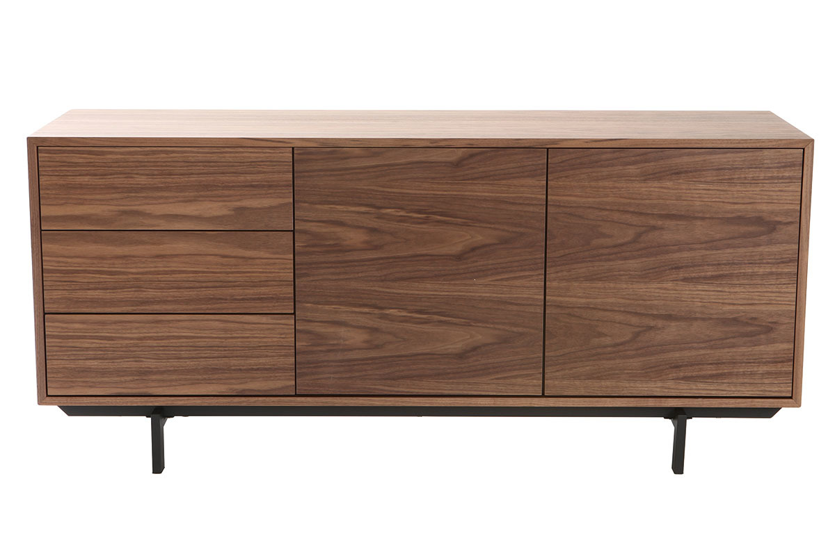 Design-Sideboard Vintage 160 cm Nussbaum MANNY