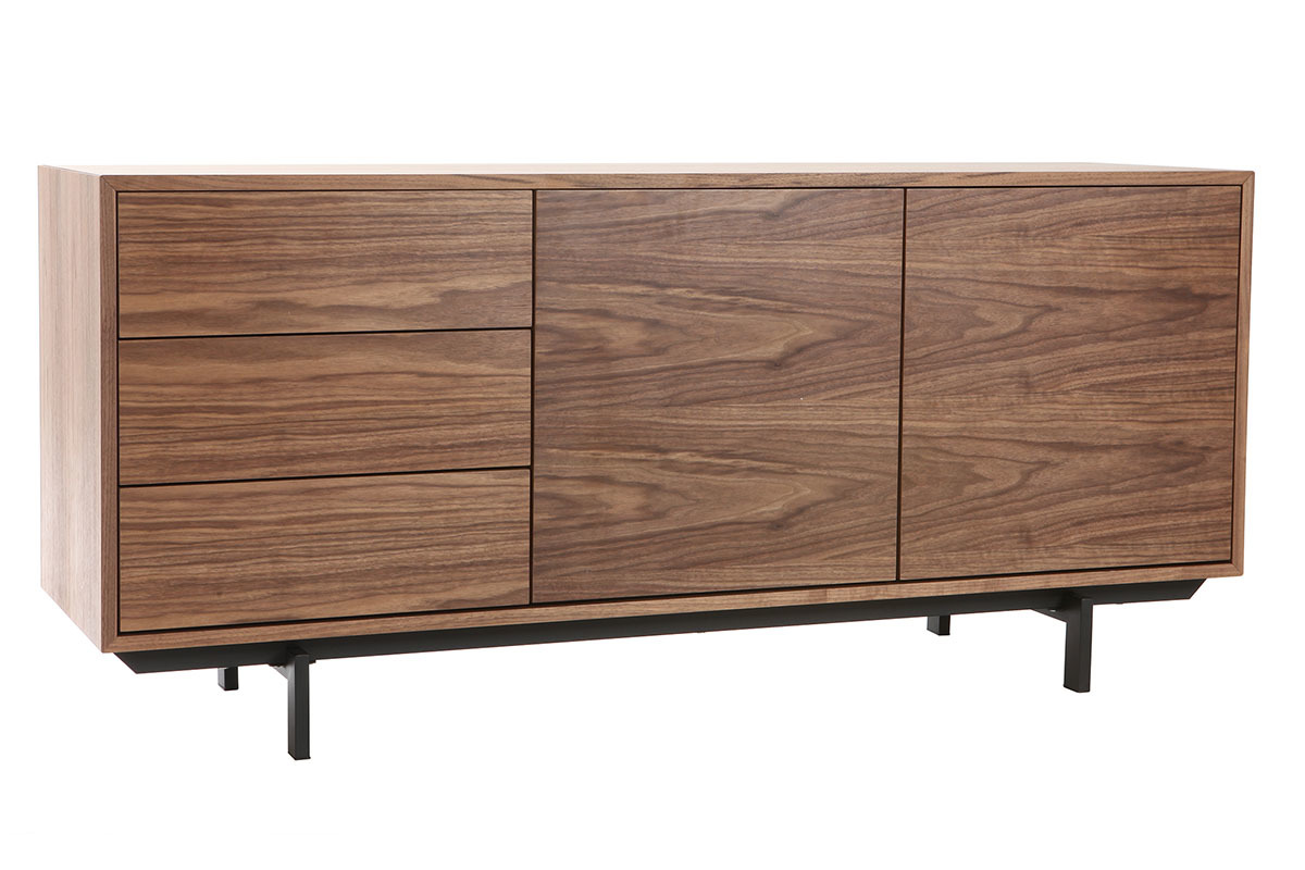 Design-Sideboard Vintage 160 cm Nussbaum MANNY