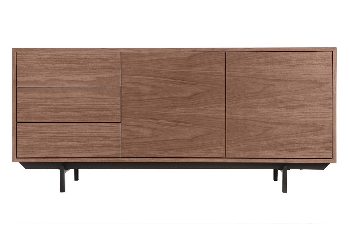 Design-Sideboard Vintage 160 cm Nussbaum MANNY