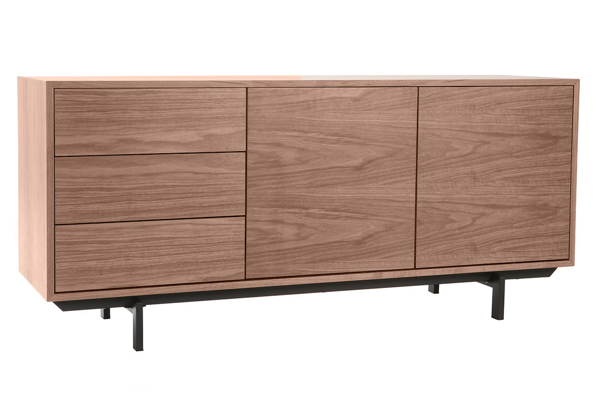 Design-Sideboard Vintage 160 cm Nussbaum MANNY