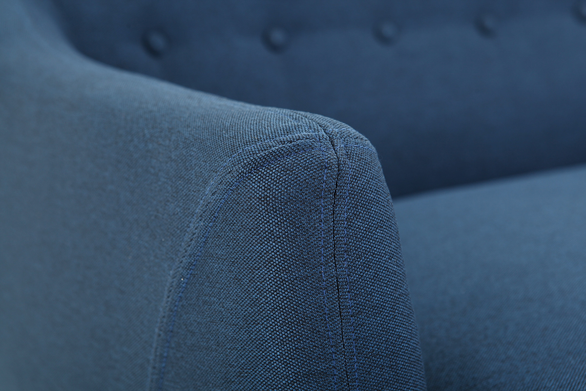 Design-Sofa 2 Pltze Blau YNOK