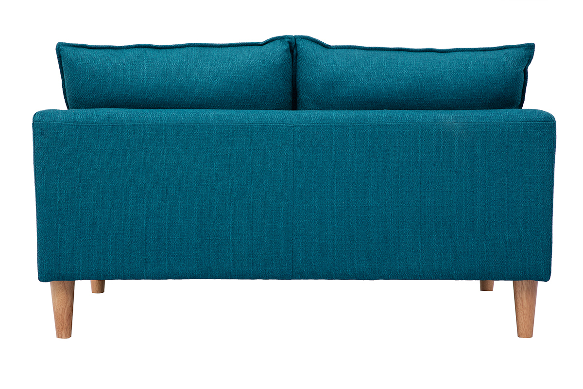 Design-Sofa 2 Pltze Entenblau KATE