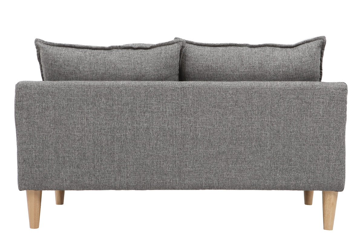 Design-Sofa 2 Pltze Grau KATE