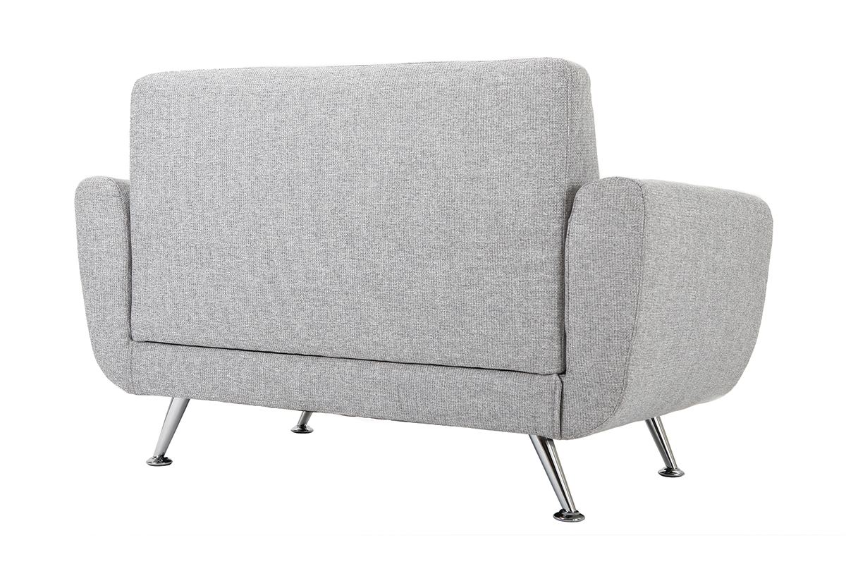 Design-Sofa 2 Pltze Grau PURE