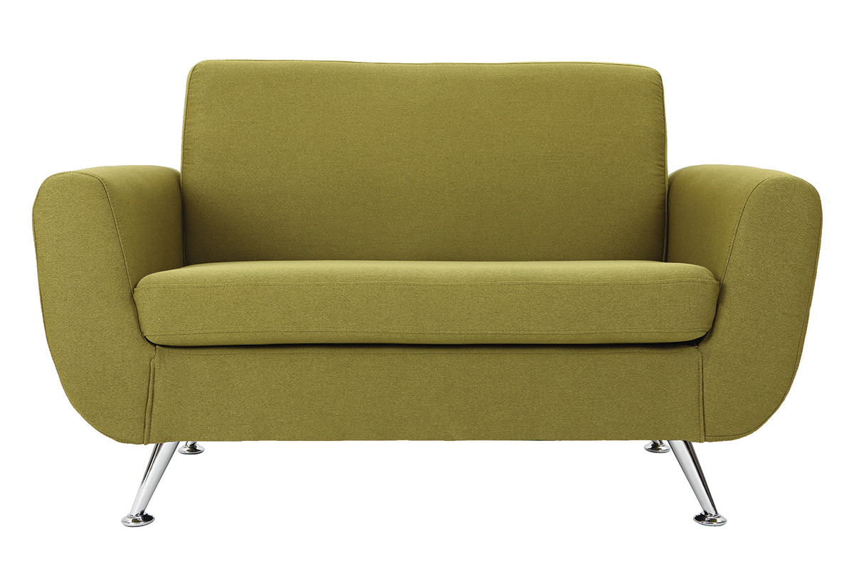 Design-Sofa 2 Pltze Grn PURE