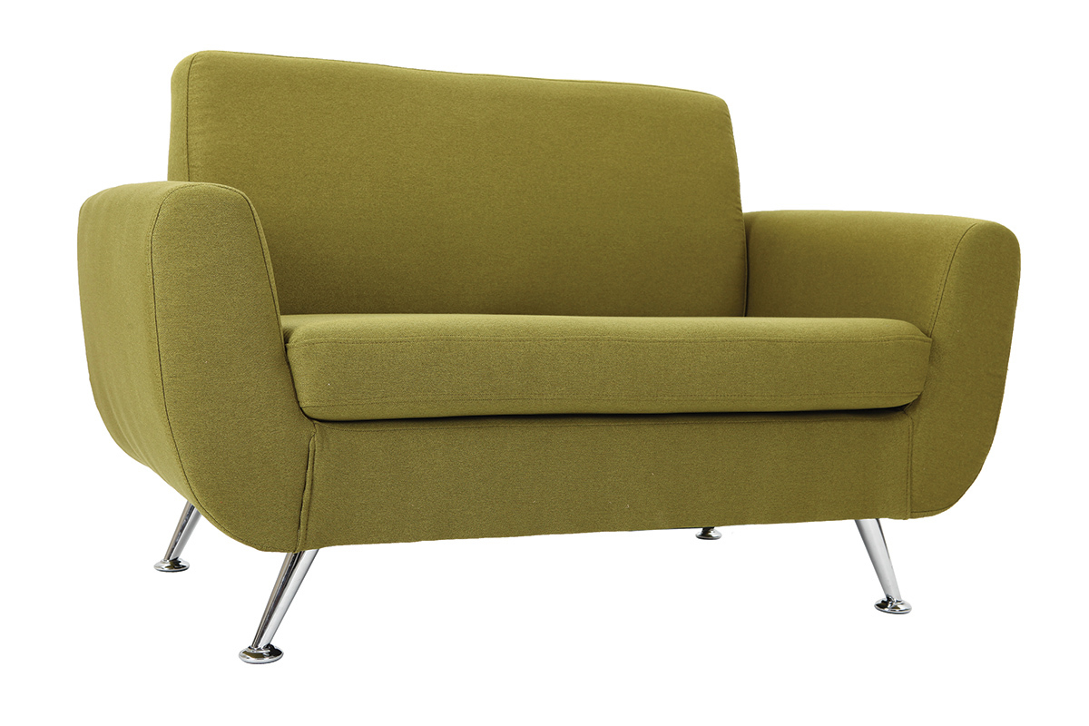 Design-Sofa 2 Pltze Grn PURE