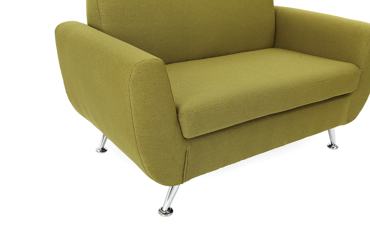 Design-Sofa 2 Pltze Grn PURE