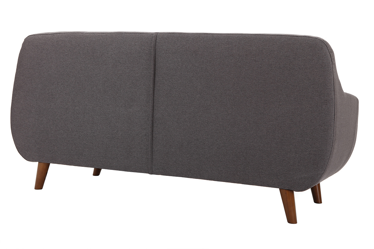 Design-Sofa 3 Pltze Anthrazitgrau YNOK