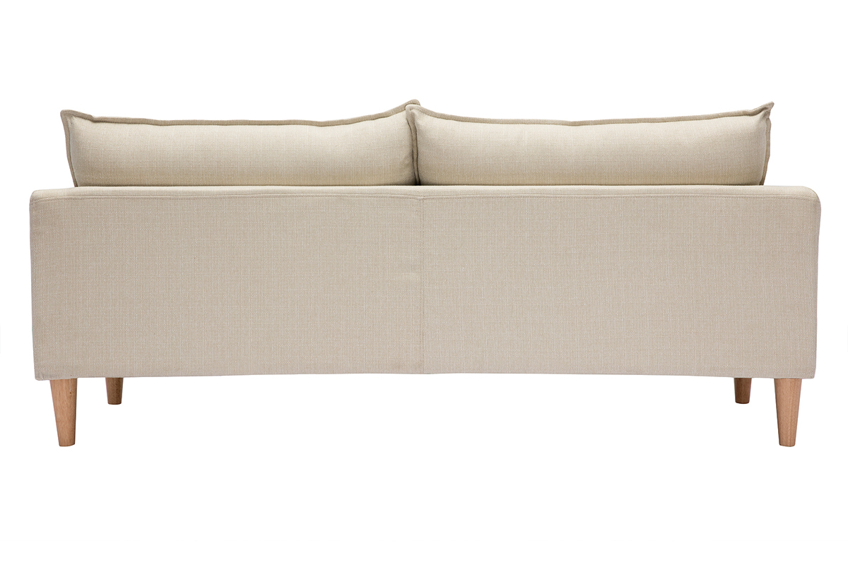 Design-Sofa 3 Pltze beiger KATE