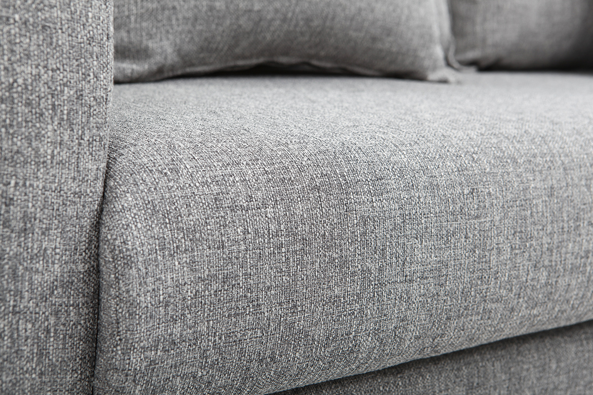 Design-Sofa 3 Pltze Grau KATE