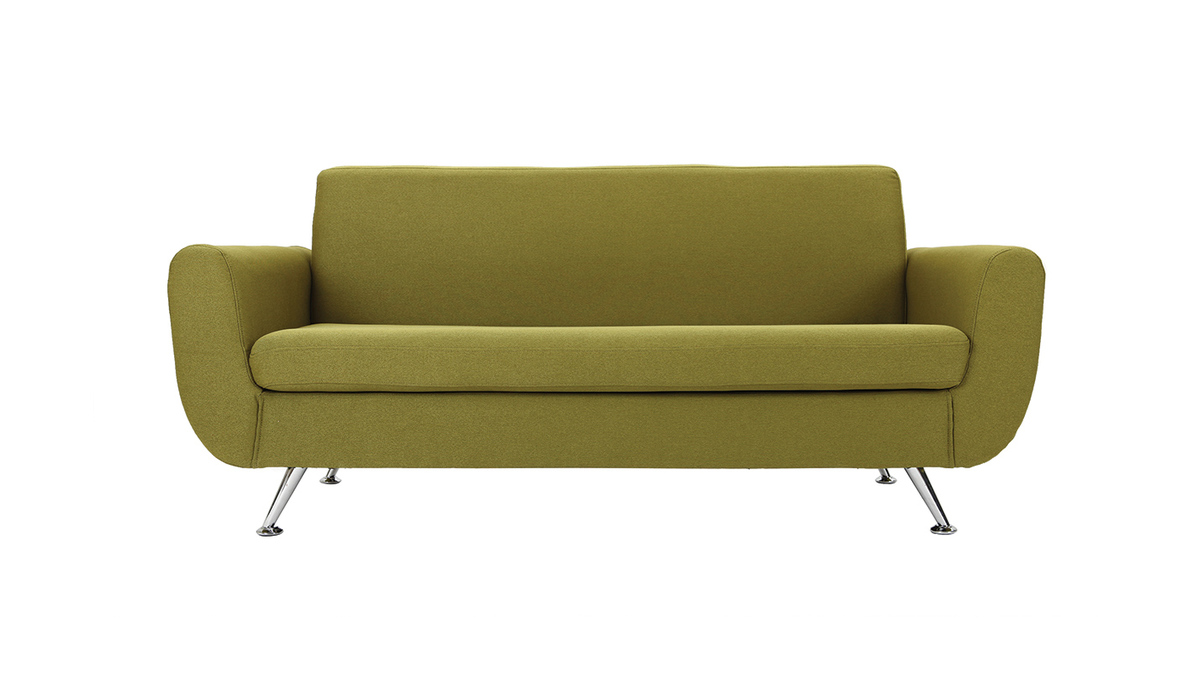 Design-Sofa 3 Pltze Grn PURE