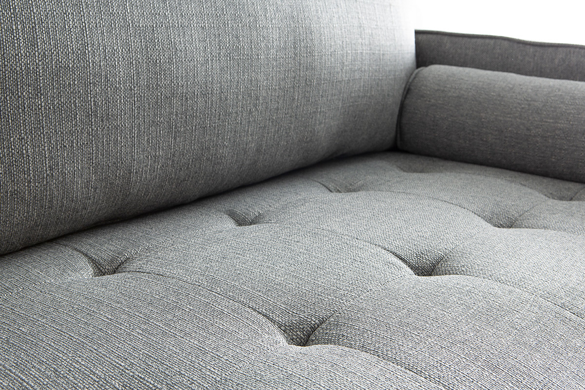 Design-Sofa - 3?4 Pltze - Velours Nachtblau - IMPERIAL