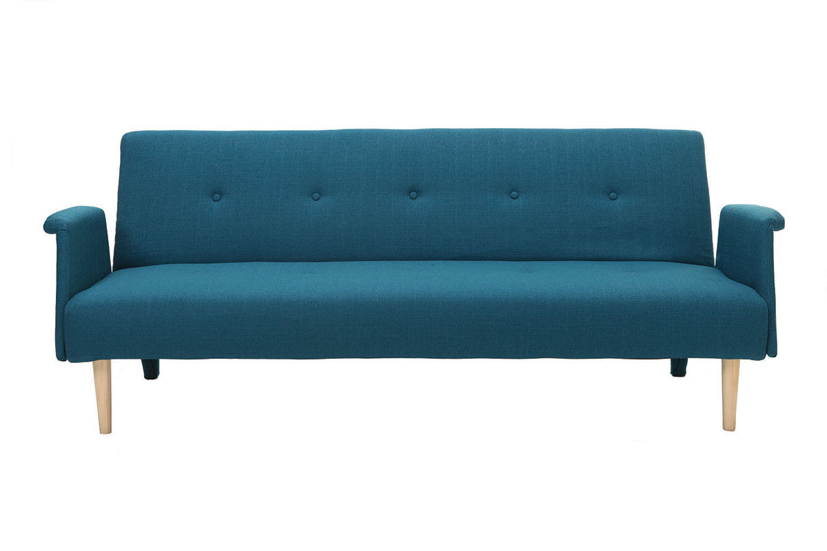 Design-Sofa verstellbar Blau OSCAR