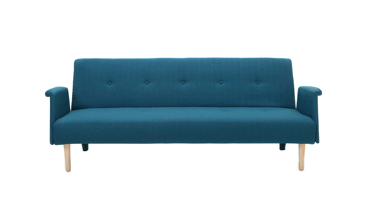 Design-Sofa verstellbar Blau OSCAR