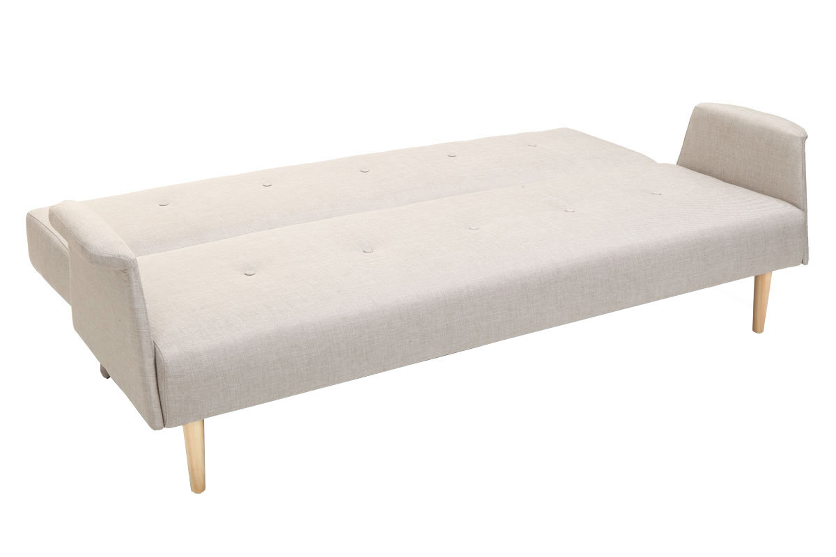 Design-Sofa verstellbar Naturfarben OSCAR