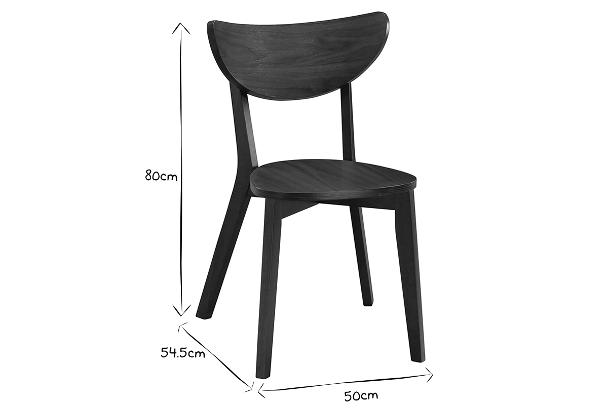 Design-Sthle Nussbaum LEENA (2er-Set)