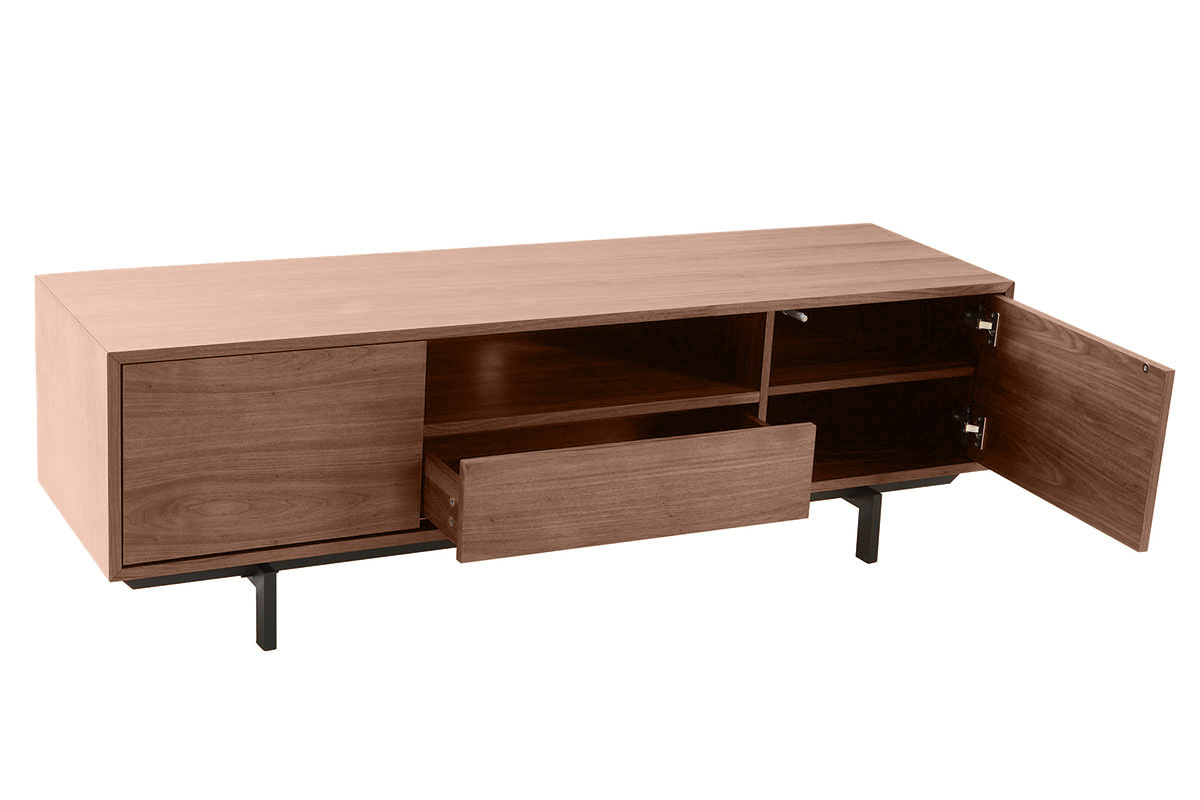 Design-TV-Mbel Vintage 160cm Nussbaum MANNY