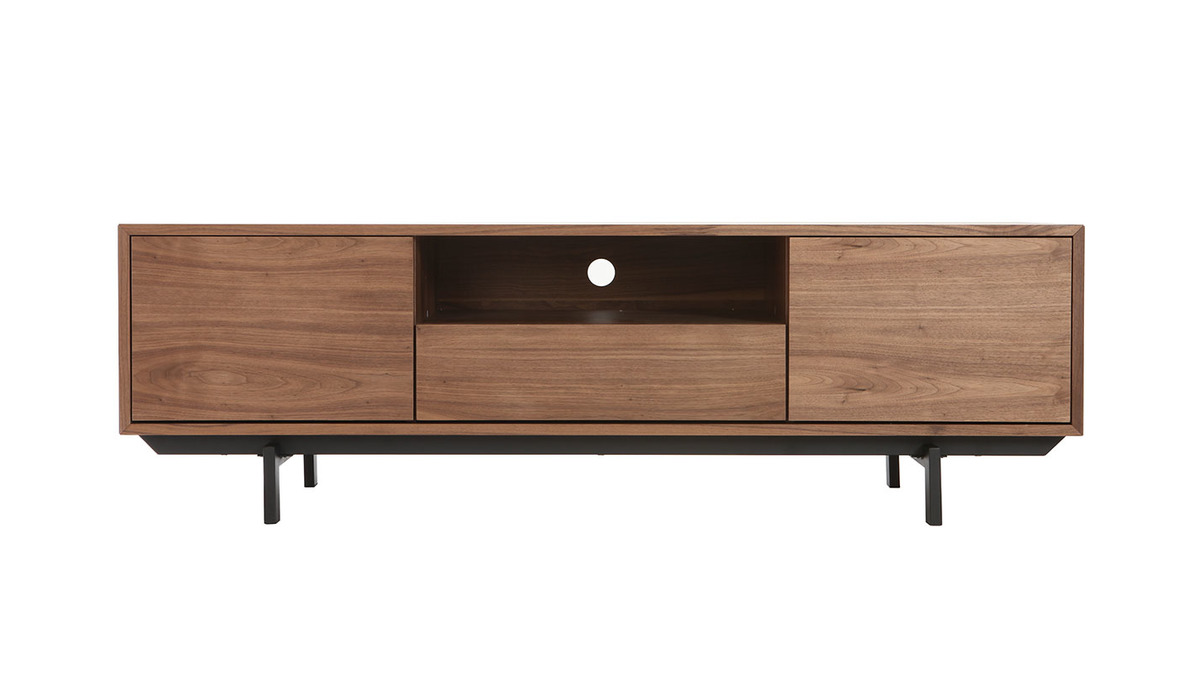 Design-TV-Mbel Vintage 160cm Nussbaum MANNY