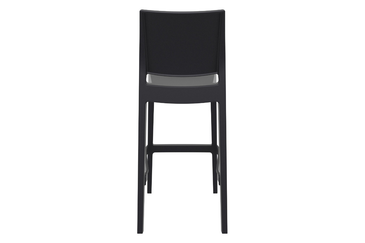 Designer-Barhocker zum Stapeln 75 cm schwarz (4er-Satz) CALAO