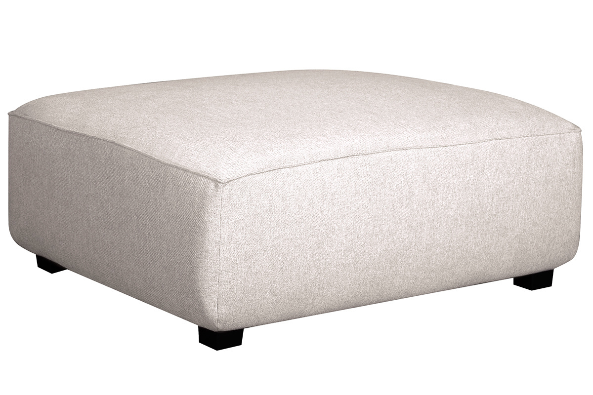 Ecksofa modulierbar 4 Elemente beige PLURIEL