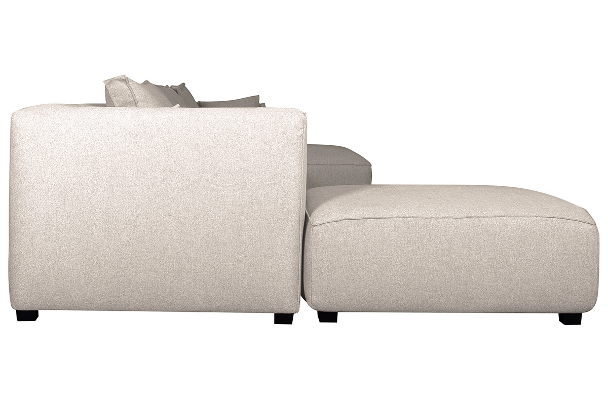 Ecksofa modulierbar 4 Elemente beige PLURIEL