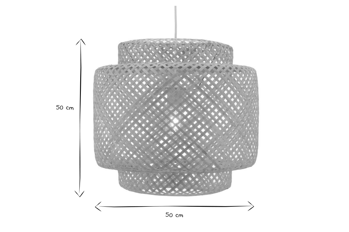 Hngeleuchte Bohme aus Bambus WILD